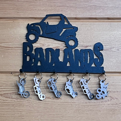 Badlands Steel Keychains