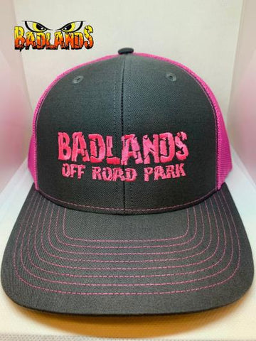 Badlands Hat Pink Richardson Trucker Hat