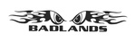 Badlands Flaming Eyes Decal