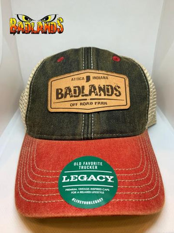 Badlands Hat Legacy Patch - Camo or Black/Red