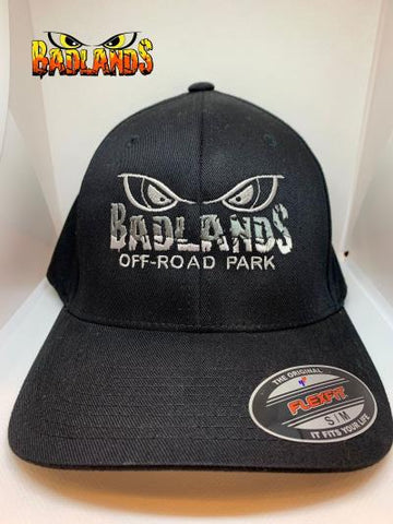Badlands Black/Grey Flex-Fit Hat