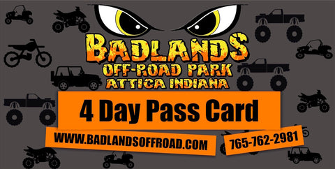 Badlands 4 Day Pass (For The Price Of 3 Days)