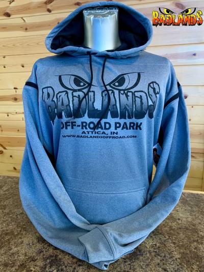 Grey Sport-Tek Badlands Hoodie ONLINE EXCLUSIVE!